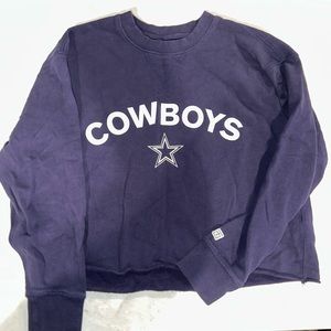 Cowboys cropped sweatshirt
